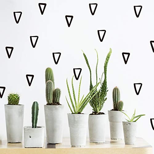 Wall Vinyl Sticker Decal Decor Nursery Adhesive White Tribal Triangles for Kids Baby Bedroom Decoration. White Wall Vinyl Sticker Decal Decor Nursery Adhesive White Tribal Triangles for Kids Baby Bedroom Decoration. White